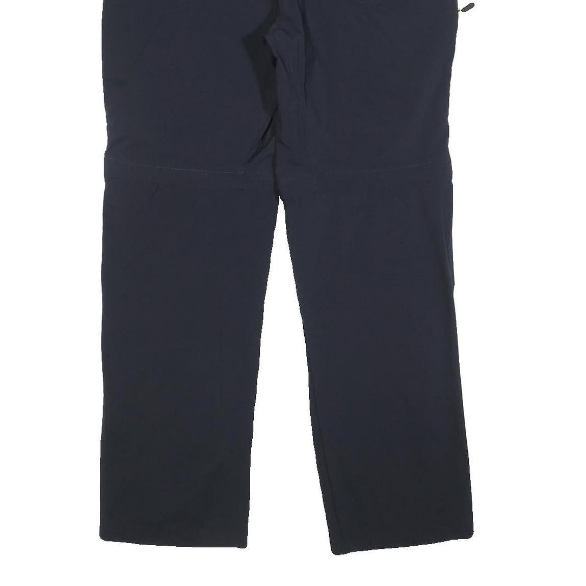 WEATHER REPORT Womens Polyester Blend Navy Blue Regular Fit Straight Leg