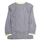 LOUIS FERAUD Womens Blazer Jacket Grey Viscose UK 12