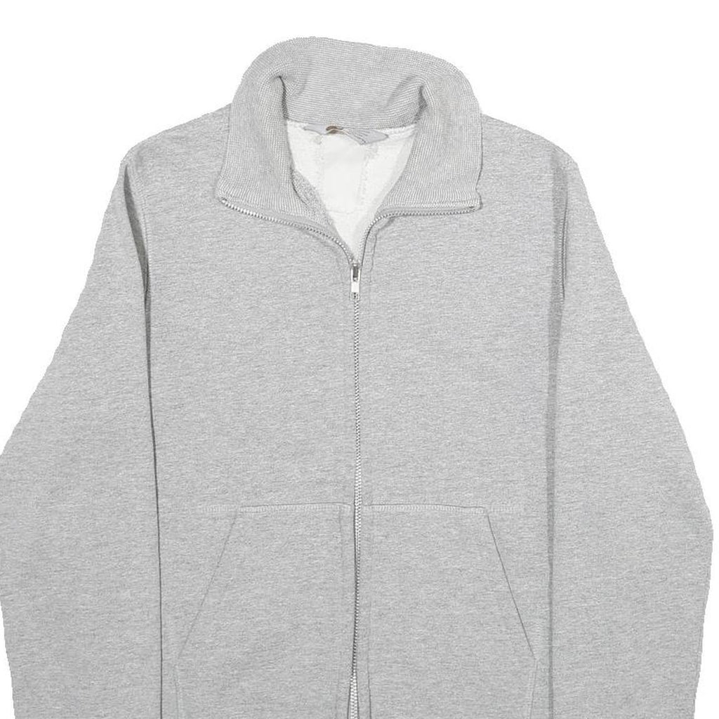 CARHARTT Womens Grey Zip Fleece Jacket XS Cotton Blend Casual Everyday Wear