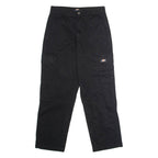 DICKIES Workwear Womens Twill Trousers Black Regular Straight W27 L28