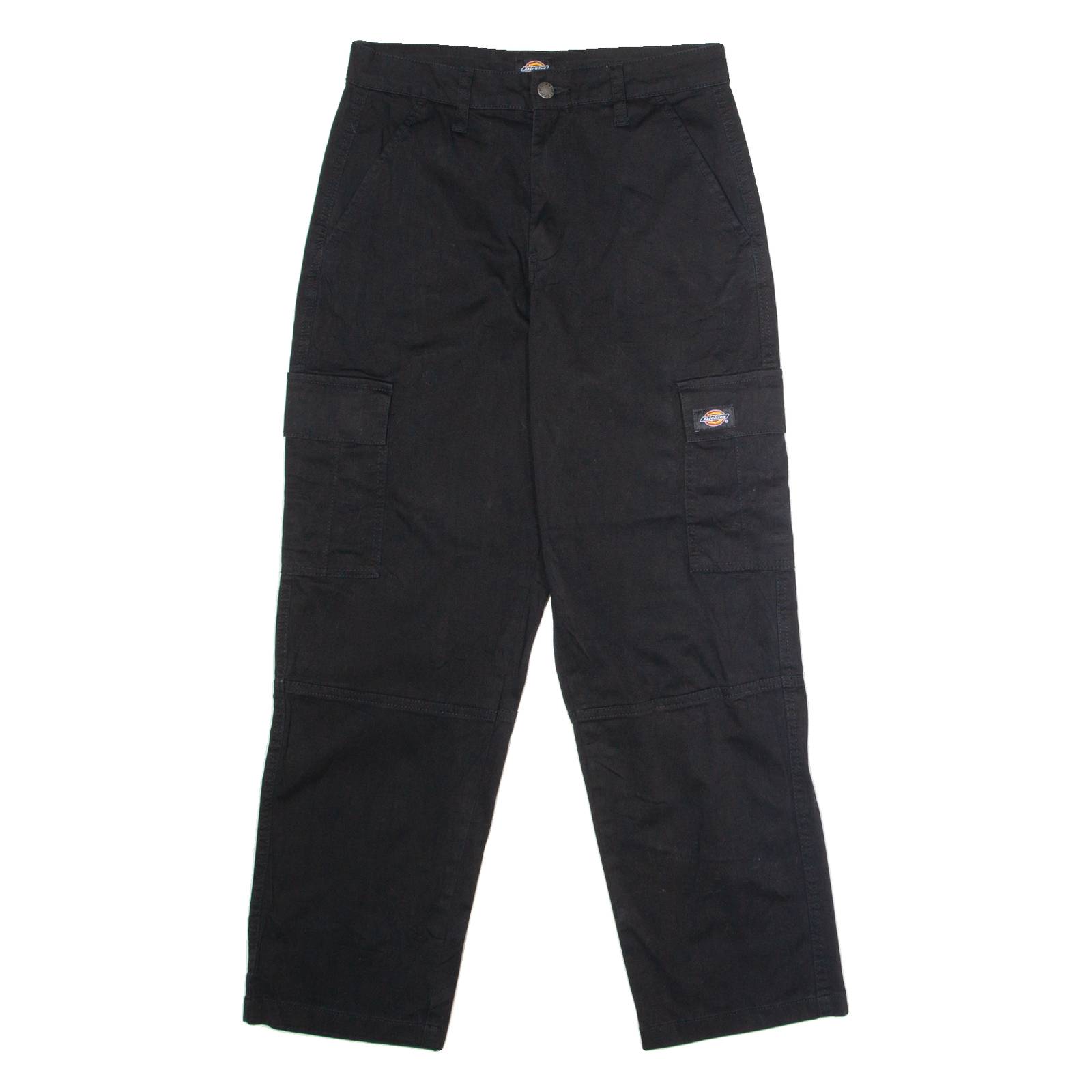DICKIES Workwear Womens Twill Trousers Black Regular Straight W27 L28