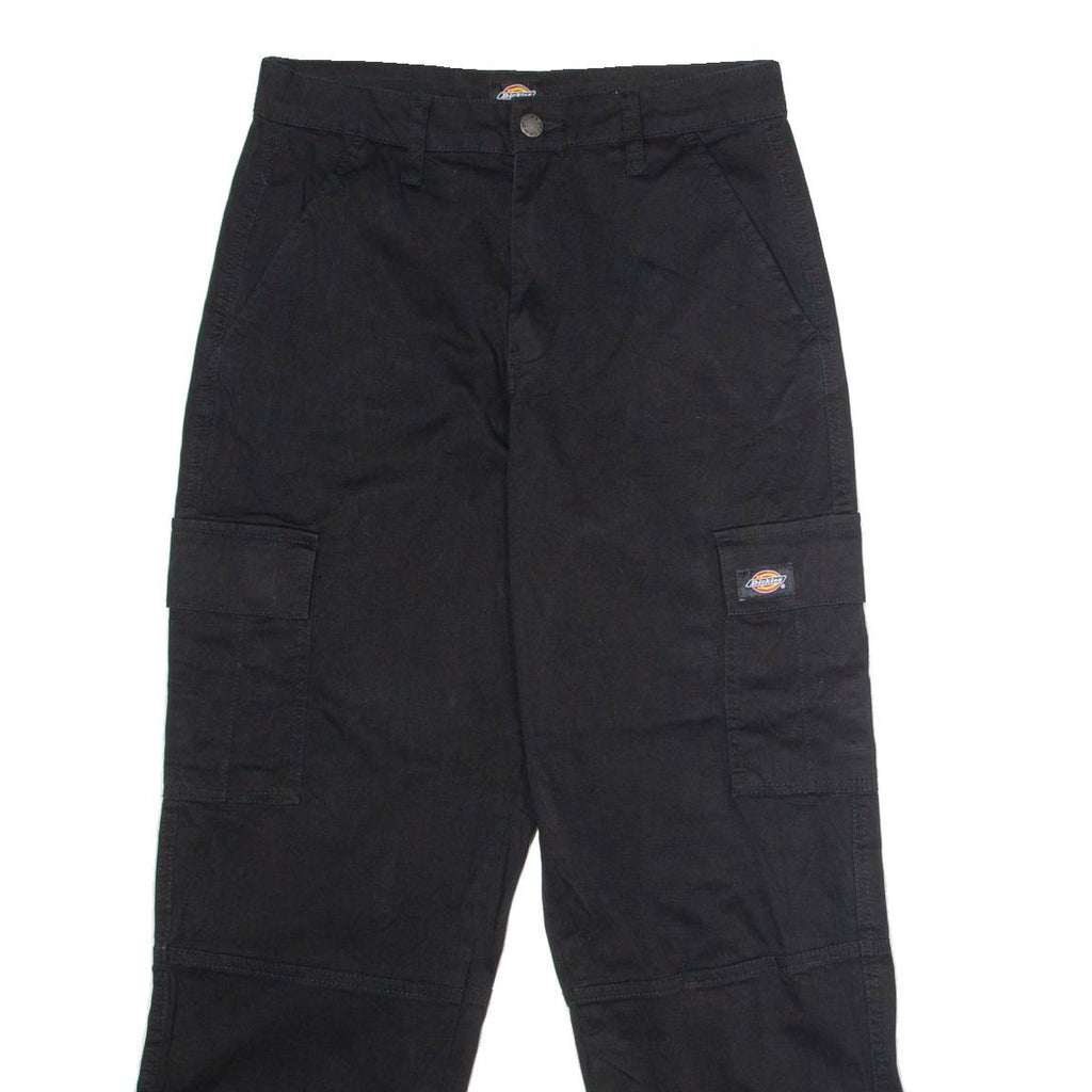 DICKIES Workwear Womens Twill Trousers Black Regular Straight W27 L28