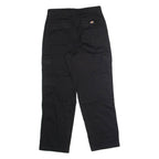 DICKIES Workwear Womens Twill Trousers Black Regular Straight W27 L28