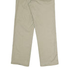 DICKIES Mens Regular Fit Beige Polyester Blend Zip Trousers W34 L32 Workwear