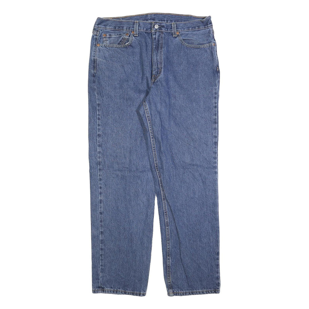 LEVI'S 550 Straight Mens Blue Relaxed Straight Denim Medium W36 L32 Classic Fit