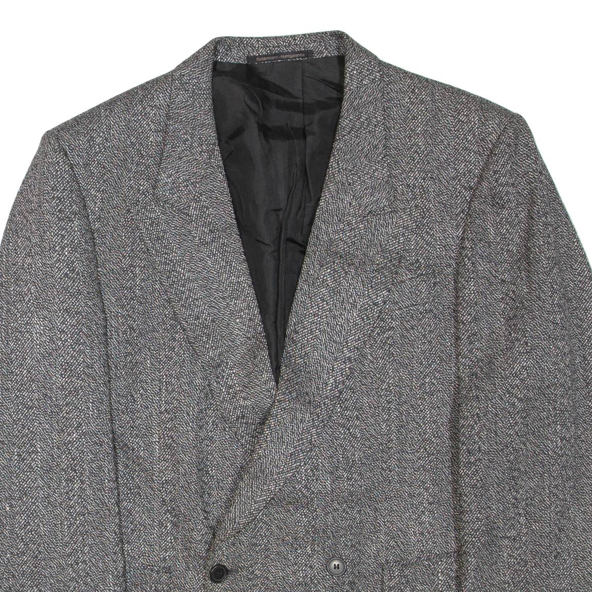 Mens Blazer Jacket Grey Wool L