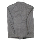 Mens Blazer Jacket Grey Wool L