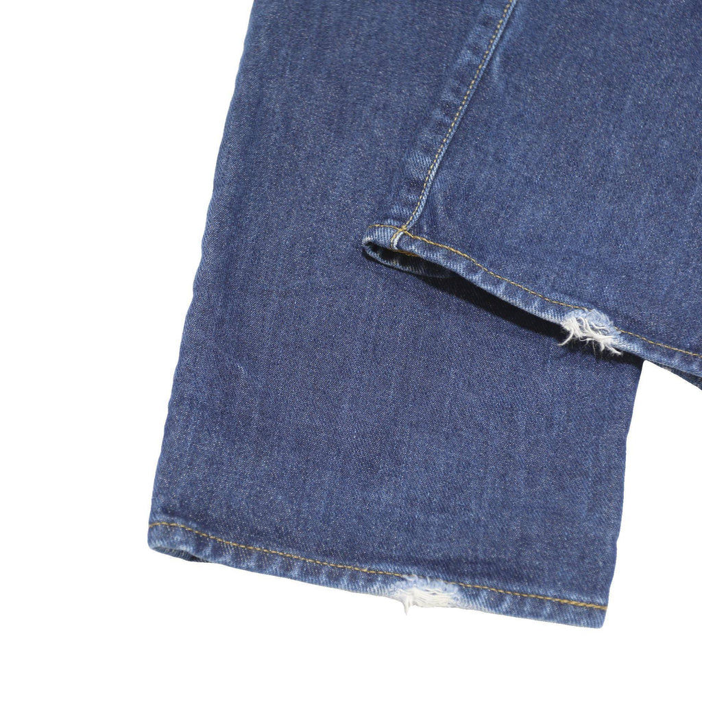 CARHARTT Mens Slim Blue Cotton Denim W29 L32 Zip Jeans Casual Workwear