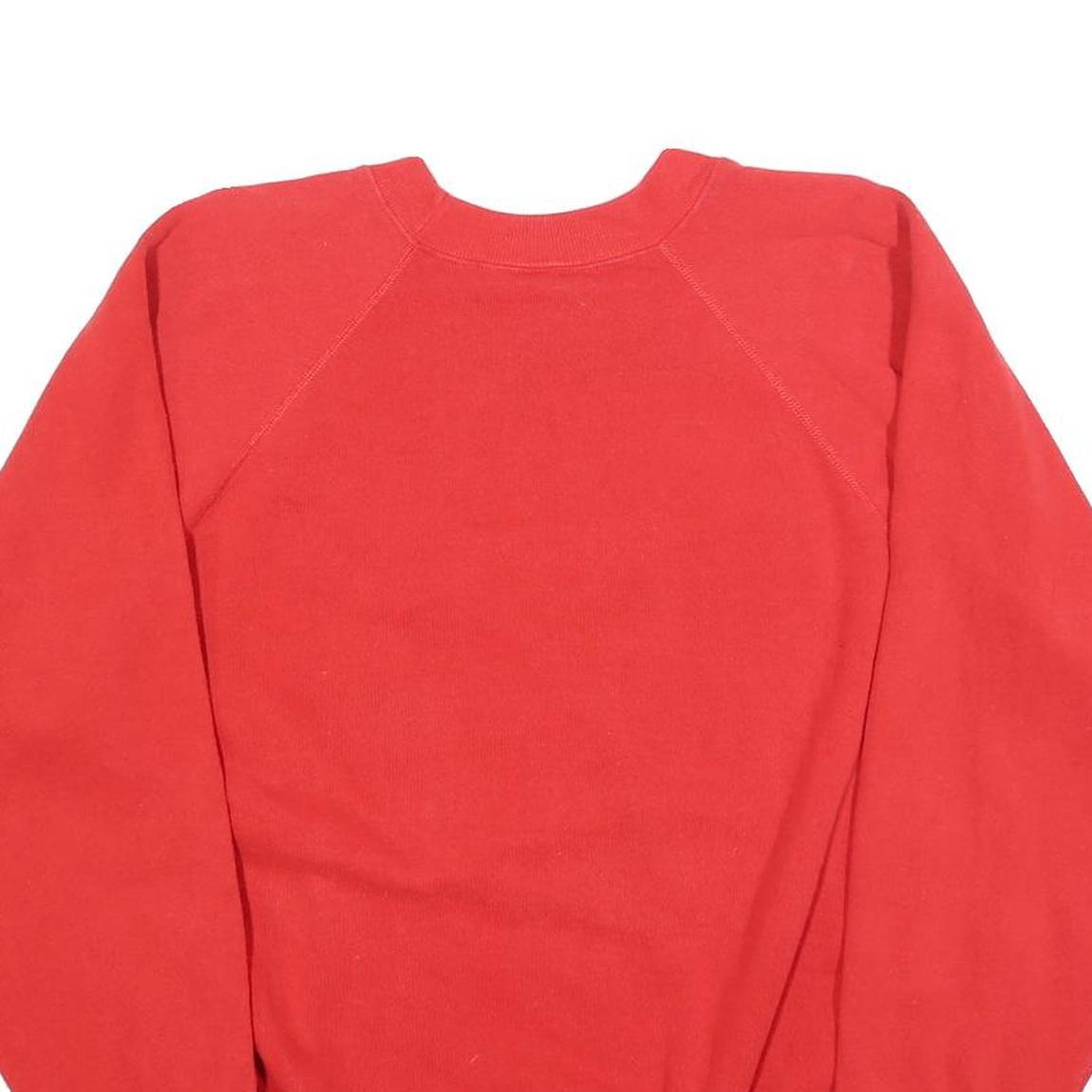 HANES Womens Red Fish Graphic Crew Neck XL Cotton Sweatshirt Casual Pullover