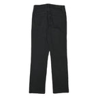 LEVI'S Womens Jeans Black Regular Straight Denim W26 L27 Classic Casual Zip