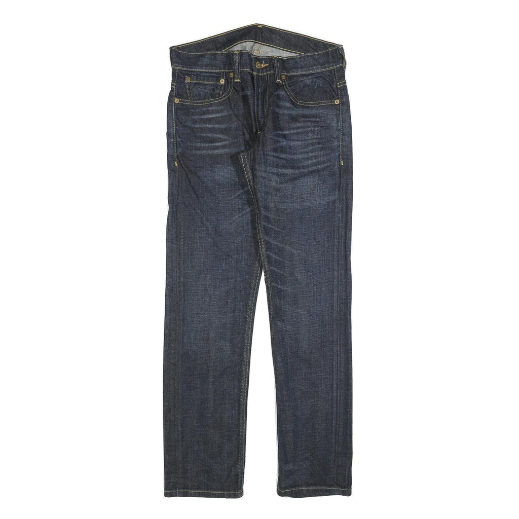 LEVI'S 511 Slim Mens Jeans Blue Slim Skinny Denim Raw W32 L30 Classic Fit Zip