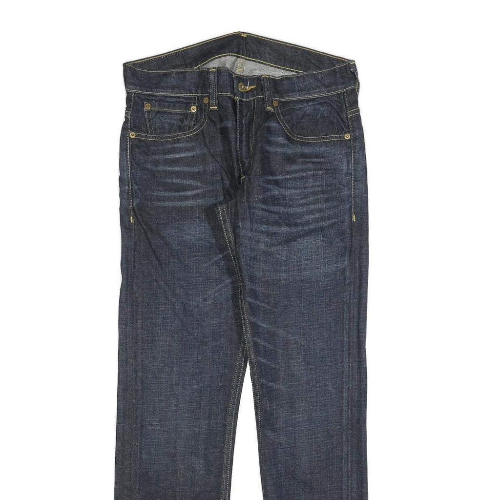 LEVI'S 511 Slim Mens Jeans Blue Slim Skinny Denim Raw W32 L30 Classic Fit Zip