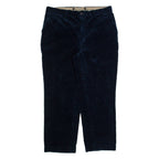 POLO RALPH LAUREN Chino Mens Corduroy Trousers Blue Regular Straight W38 L28