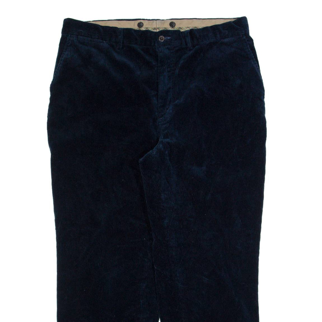 POLO RALPH LAUREN Chino Mens Corduroy Trousers Blue Regular Straight W38 L28