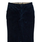 POLO RALPH LAUREN Chino Mens Corduroy Trousers Blue Regular Straight W38 L28