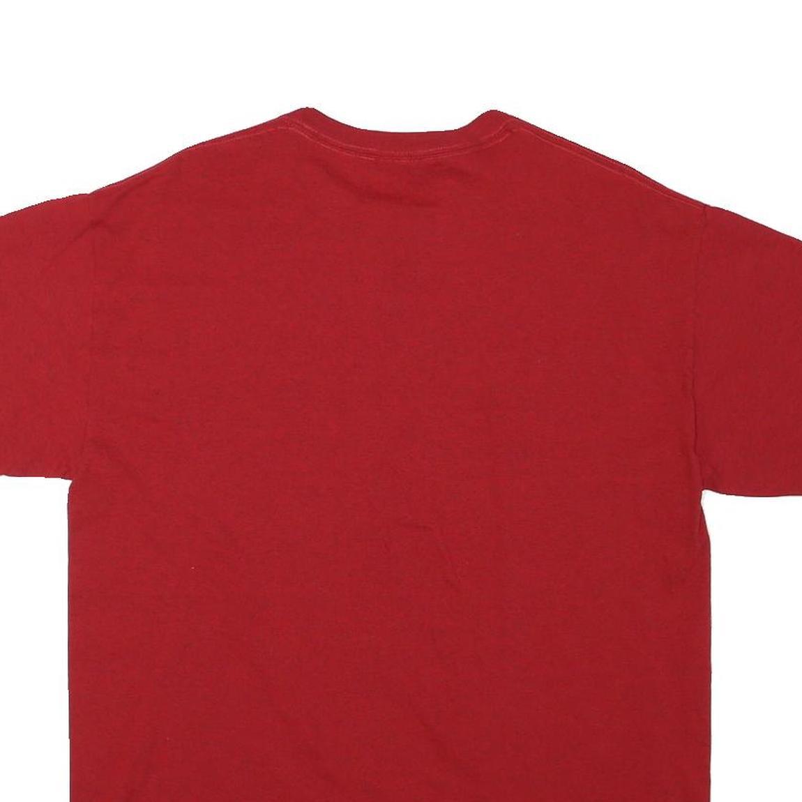 COCA COLA Mens Red Graphic T-Shirt M Short Sleeve Crew Neck Vintage Logo Print