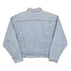 ONLY YOU Mens Blue Denim Cotton Button Jacket L Casual Classic Light Wash