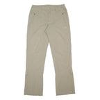 THE NORTH FACE Womens Beige Regular Fit Straight Leg Trousers W30 L31 Outdoor