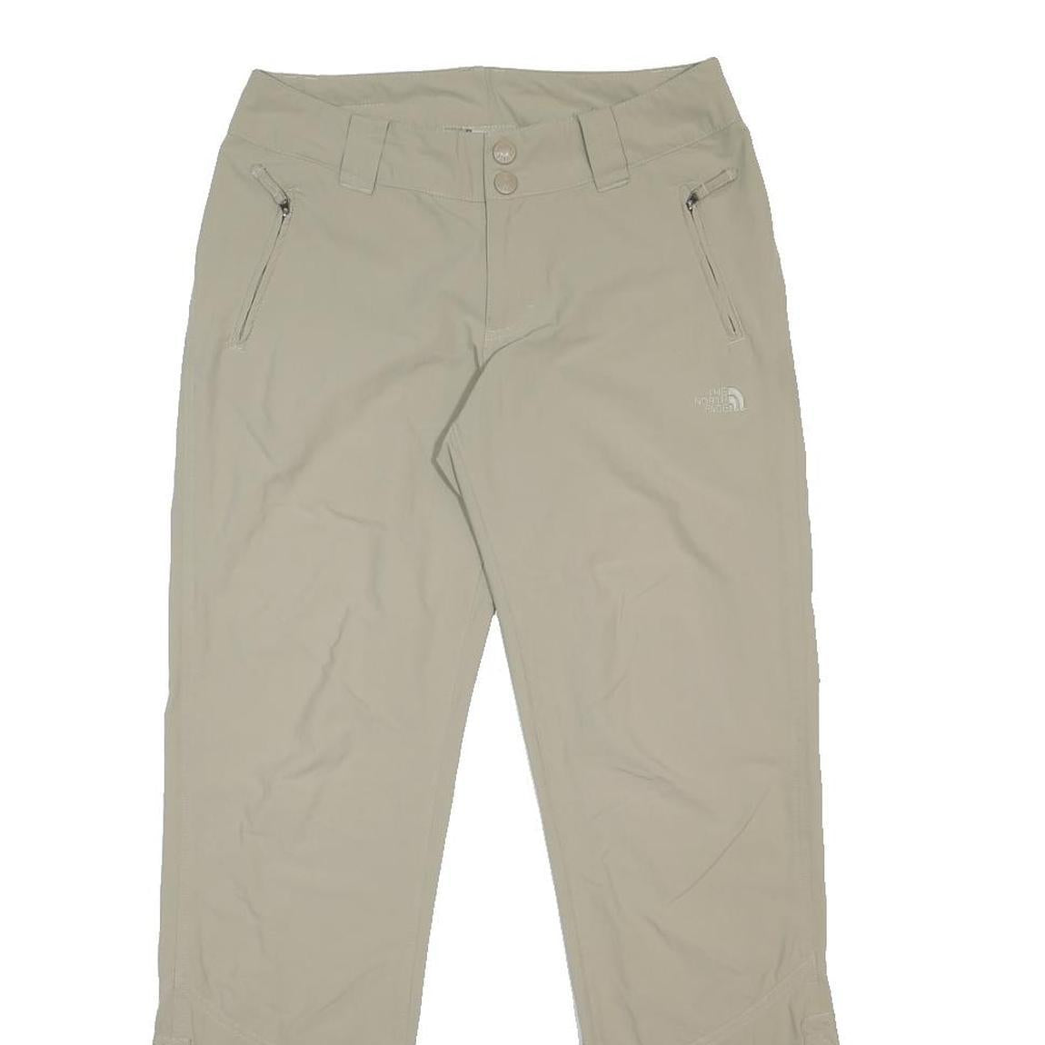 THE NORTH FACE Womens Beige Regular Fit Straight Leg Trousers W30 L31 Outdoor
