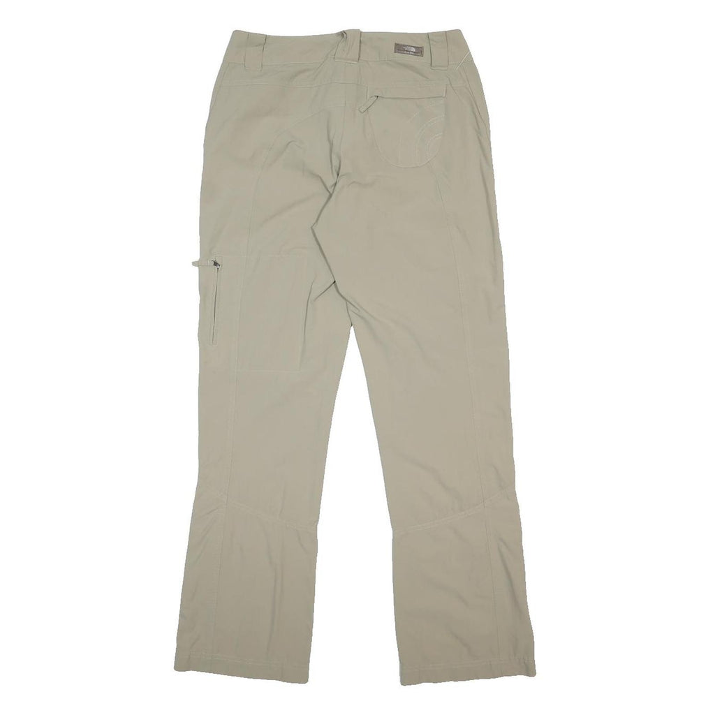 THE NORTH FACE Womens Beige Regular Fit Straight Leg Trousers W30 L31 Outdoor