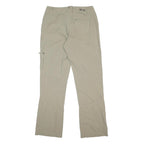 THE NORTH FACE Womens Beige Regular Fit Straight Leg Trousers W30 L31 Outdoor