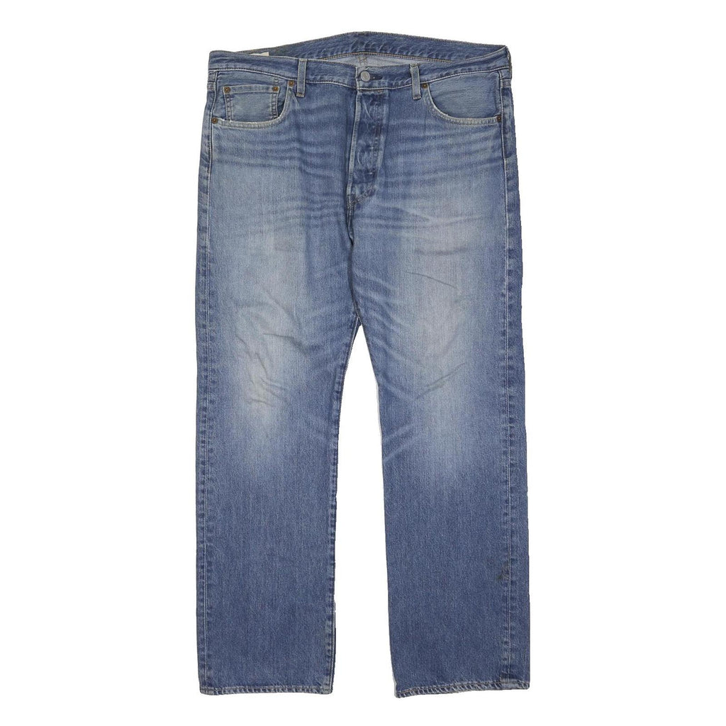 LEVI'S 501 BIG E Mens Jeans Blue Regular Straight Denim Medium W38 L30 Classic