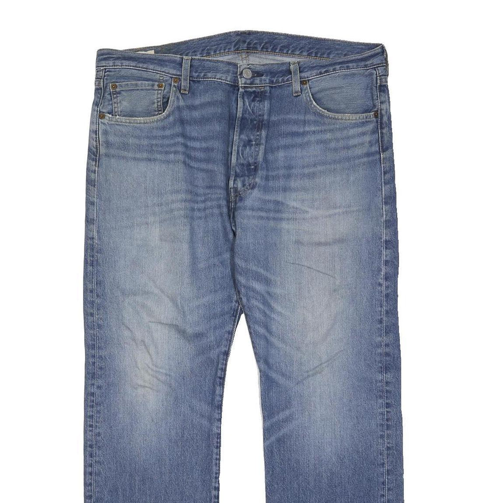 LEVI'S 501 BIG E Mens Jeans Blue Regular Straight Denim Medium W38 L30 Classic