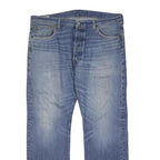 LEVI'S 501 BIG E Mens Jeans Blue Regular Straight Denim Medium W38 L30 Classic