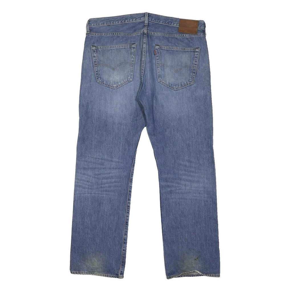 LEVI'S 501 BIG E Mens Jeans Blue Regular Straight Denim Medium W38 L30 Classic