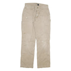 CARHARTT Mens Jeans Beige Relaxed Straight Denim W32 L31 Workwear Painter