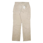 CARHARTT Mens Jeans Beige Relaxed Straight Denim W32 L31 Workwear Painter
