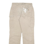 CARHARTT Mens Jeans Beige Relaxed Straight Denim W32 L31 Workwear Painter