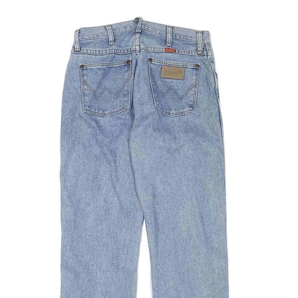 WRANGLER Mens Regular Blue Denim Light Jeans W29 L29 Classic Zip Cotton Blend