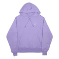 CHAMPION REVERSE WEAVE Womens Lilac Hoodie M Cotton Blend Casual Pullover