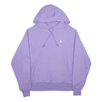 CHAMPION REVERSE WEAVE Womens Lilac Hoodie M Cotton Blend Casual Pullover