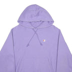 CHAMPION REVERSE WEAVE Womens Lilac Hoodie M Cotton Blend Casual Pullover