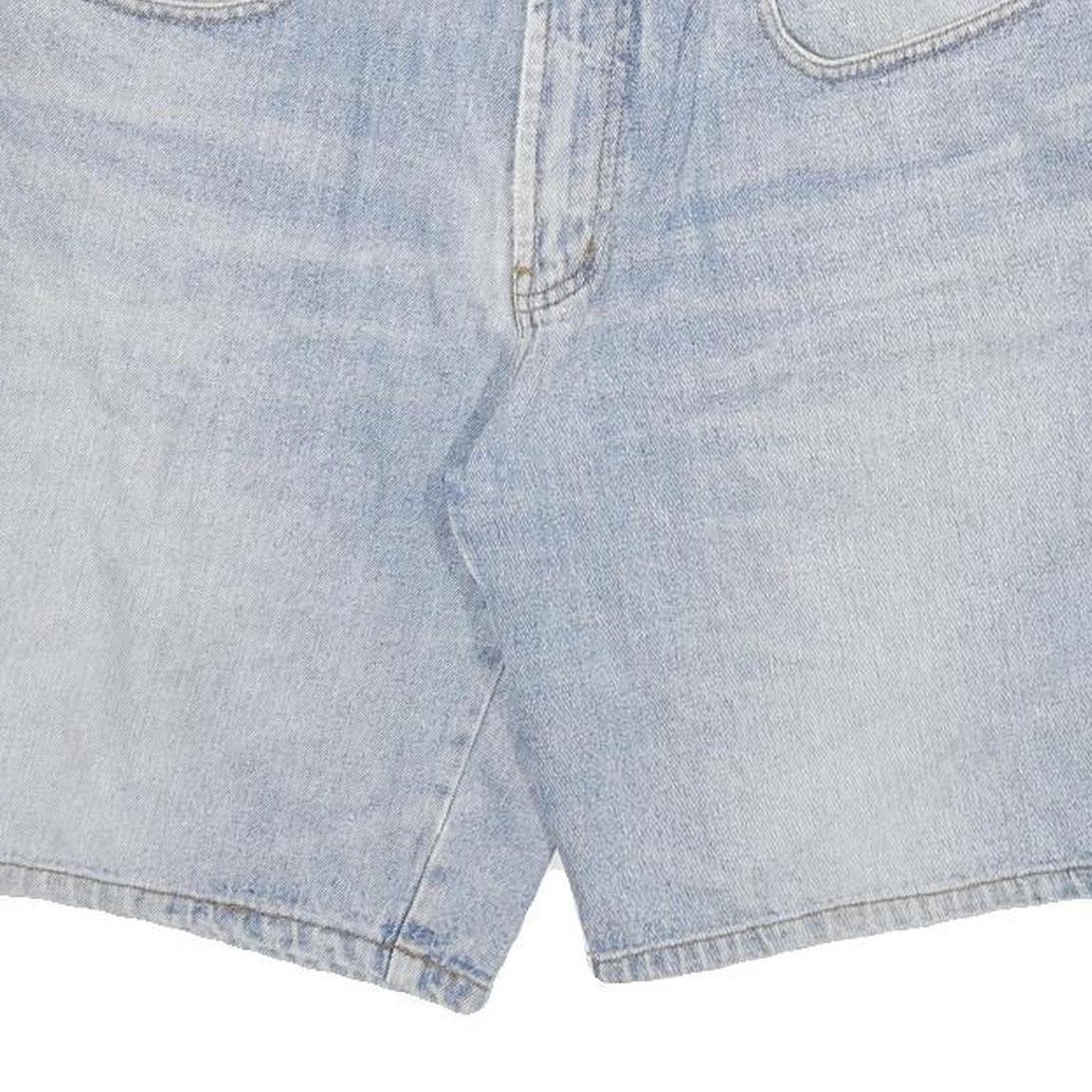 FLUID BLUES Mens Shorts Blue Denim Casual L W30 Lightweight Comfort Fit