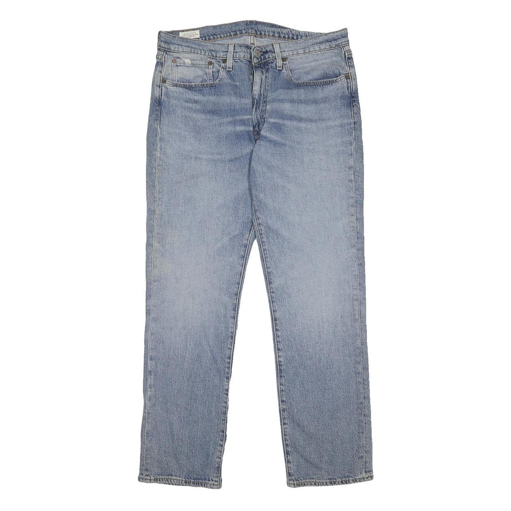 LEVI'S 514 Slim Mens Jeans Blue Slim Straight Denim Medium W34 L30 Classic Style