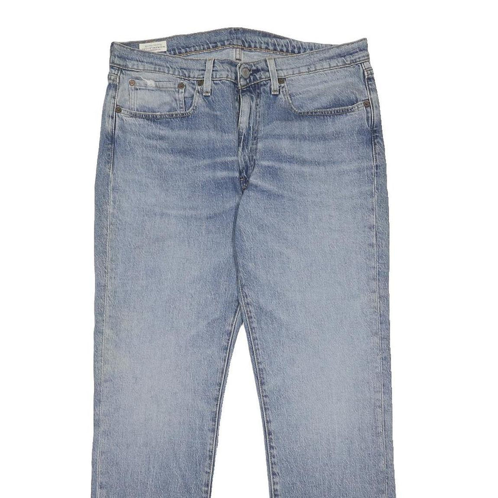 LEVI'S 514 Slim Mens Jeans Blue Slim Straight Denim Medium W34 L30 Classic Style