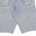 WRANGLER Mens Shorts Blue Casual Denim XL W36 Light Wash Classic Fit Zip Closure