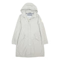 MARC O'POLO Womens Light Grey Hooded Jacket M Polyester Plain Zip Casual