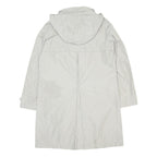 MARC O'POLO Womens Light Grey Hooded Jacket M Polyester Plain Zip Casual