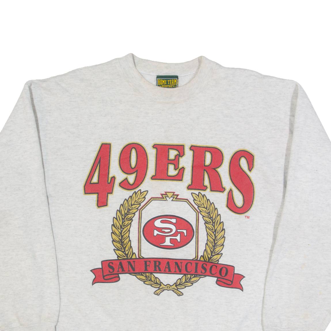 HOME TEAM ADVANTAGE San Francisco 49ers Mens Sweatshirt Grey USA L