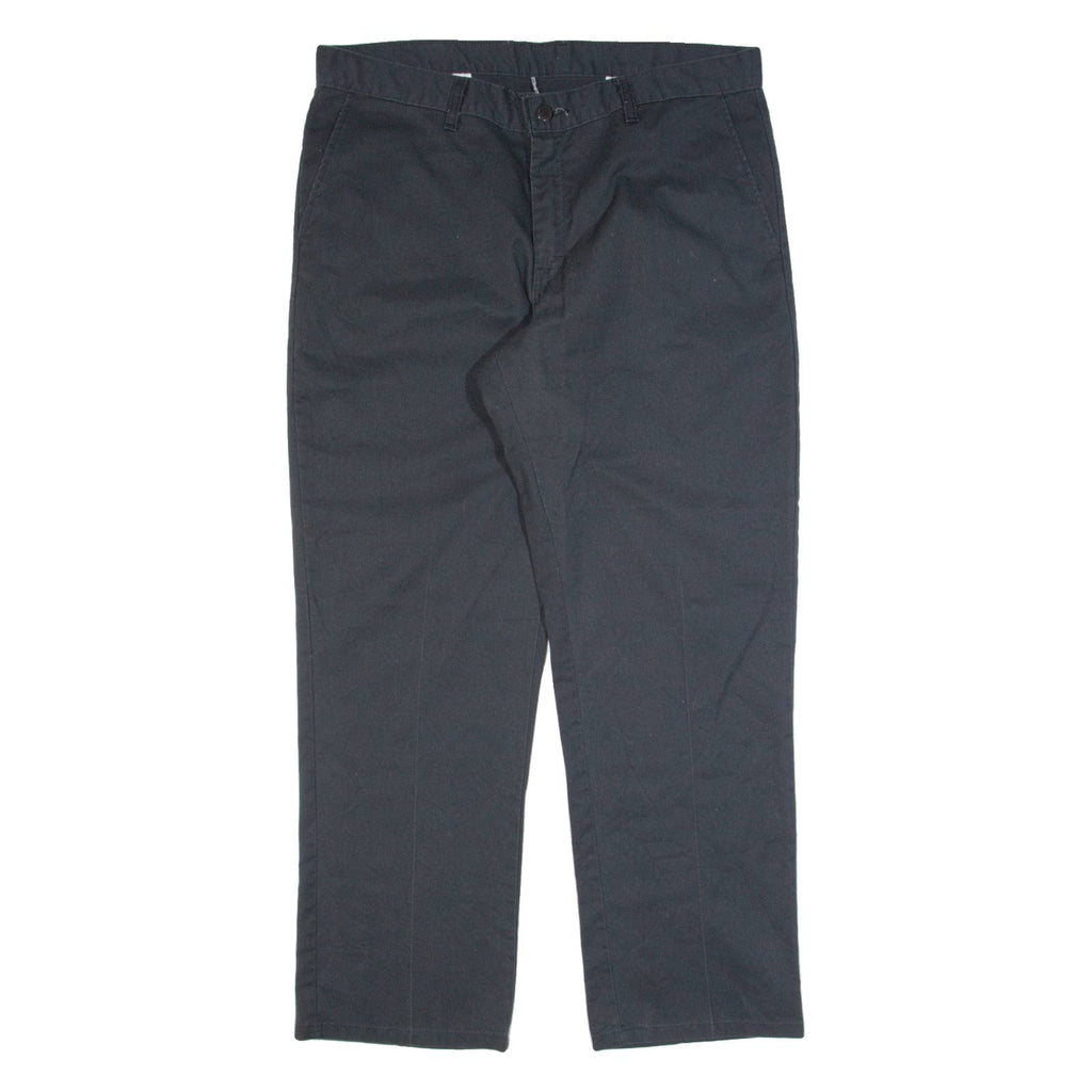 DICKIES Workwear Mens Trousers Black Regular Straight W36 L30