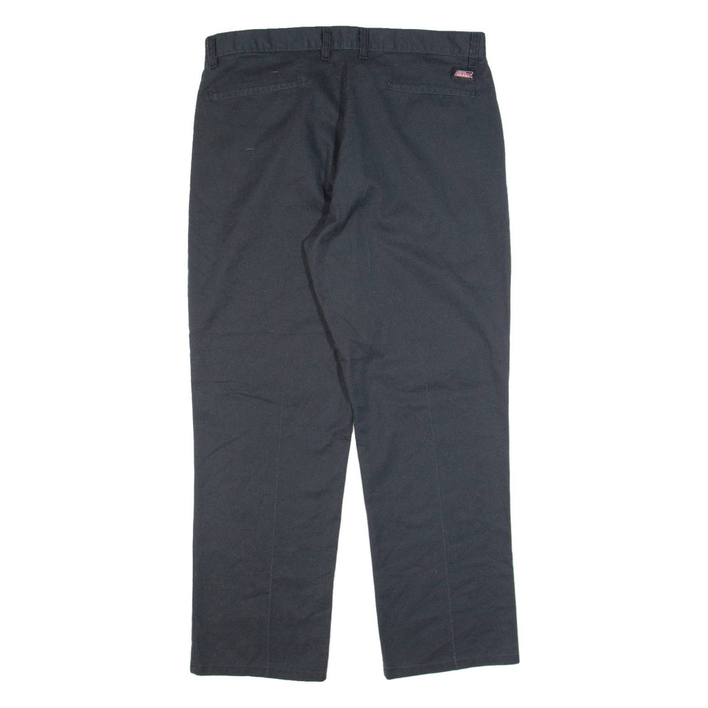 DICKIES Workwear Mens Trousers Black Regular Straight W36 L30