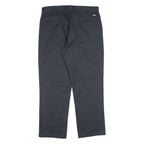 DICKIES Workwear Mens Trousers Black Regular Straight W36 L30