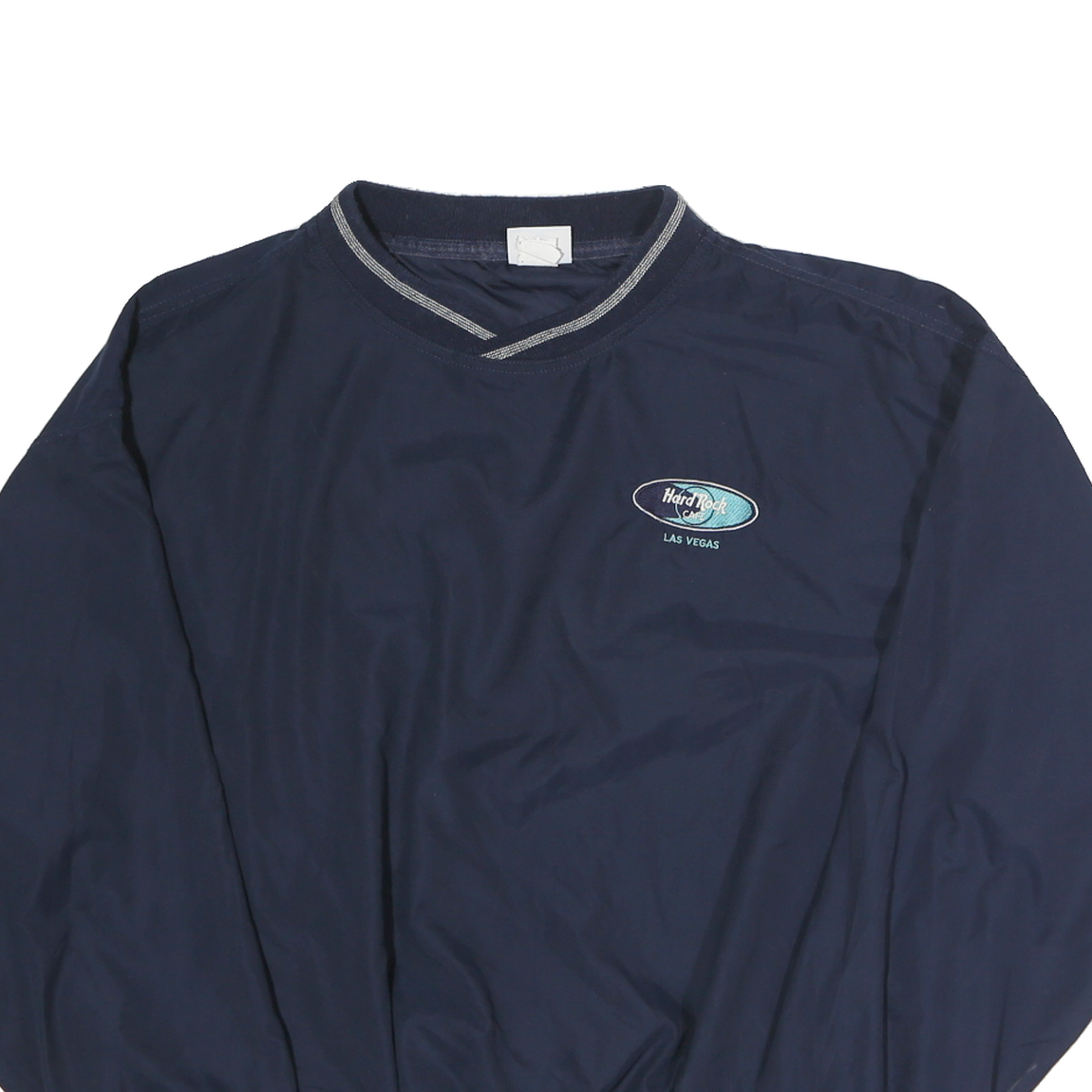 HARD ROCK CAFE Mens Navy Blue Pullover Sweatshirt XL Las Vegas Logo