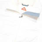 COLUMBIA Womens White Lightweight Jacket S Polyester Plain Outdoor Activewear