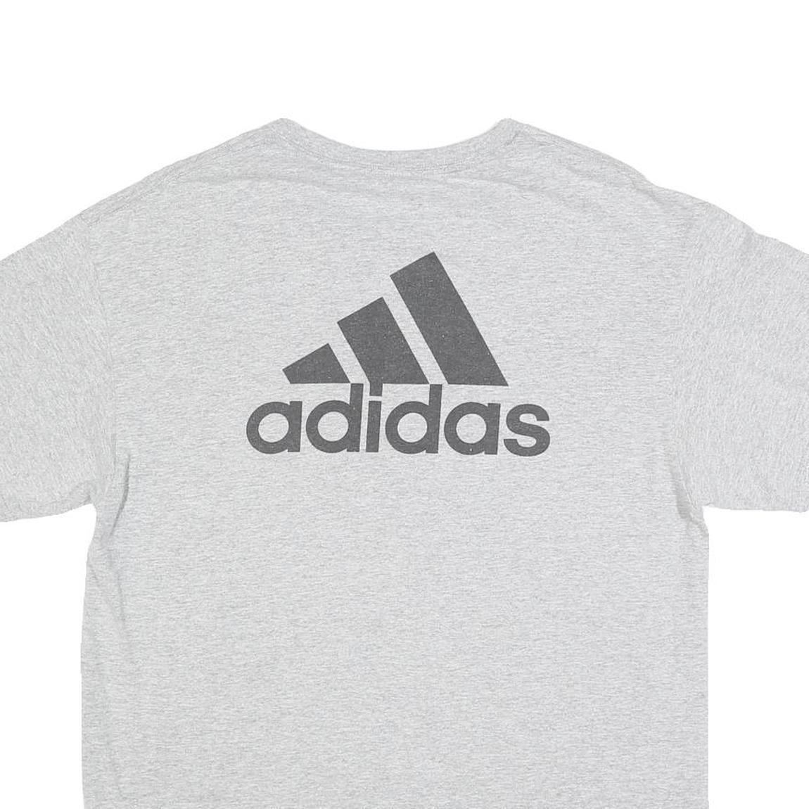 ADIDAS Mens Grey Force-ADIDAS Premier Graphic T-Shirt M Crew Neck Short Sleeve