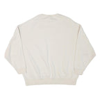 NIKE Womens Cream Crew Neck XS Cotton Blend Sweatshirt Casual Wear